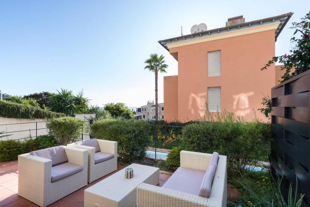 Villa Rocky - Luxury 3Br Apt In Liberty Villa.Pool,Garden,Wifi Roquebrune-Cap-Martin Exteriör bild